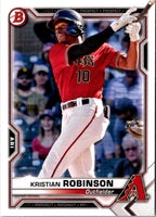 2021 Bowman Prospects Kristian Robinson #BP-136