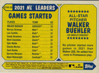 2022 Topps Walker Buehler #94FC-WB