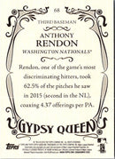 2016 Topps Gypsy Queen Anthony Rendon
