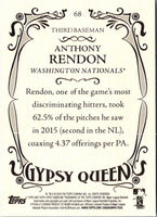 2016 Topps Gypsy Queen Anthony Rendon #68