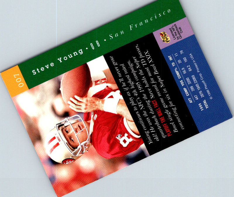 1995 Playoff Contenders Steve Young