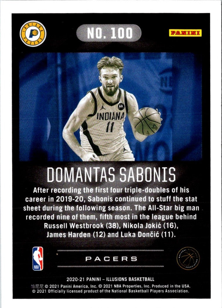 2020 Panini Illusions Domantas Sabonis