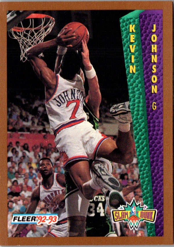 1992 Fleer Kevin Johnson #282