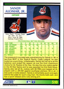 1992 Score Sandy Alomar Jr.