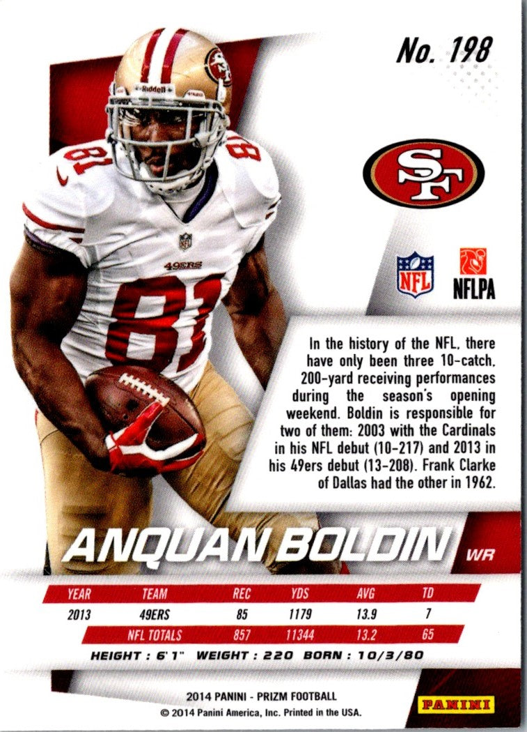 2014 Panini Prizm Anquan Boldin