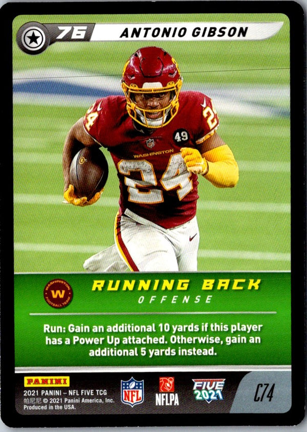 2021 Panini Antonio Gibson #99