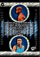 1997 Press Pass Double Threat Red Antonio Daniels/Shareef Abdur-Rahim #38