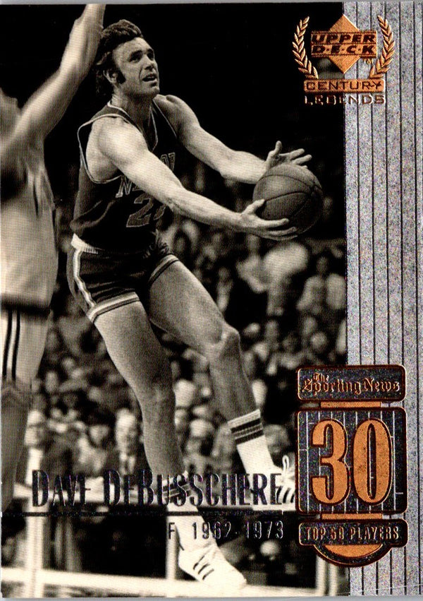 1999 Upper Deck Century Legends Dave DeBusschere #30