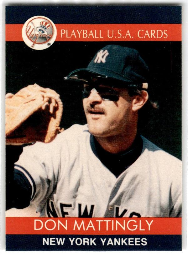 1991 Playball U.S.A. Don Mattingly #91-51