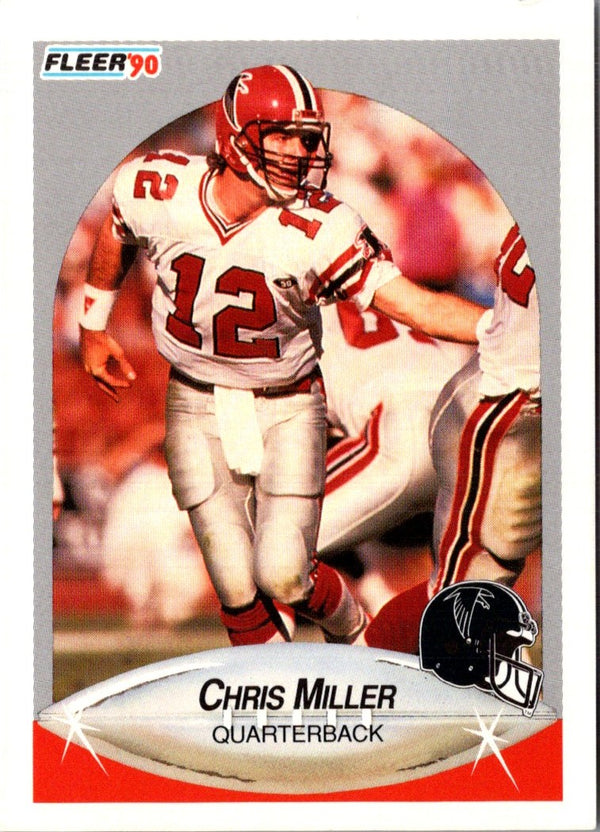 1990 Fleer Chris Miller #381