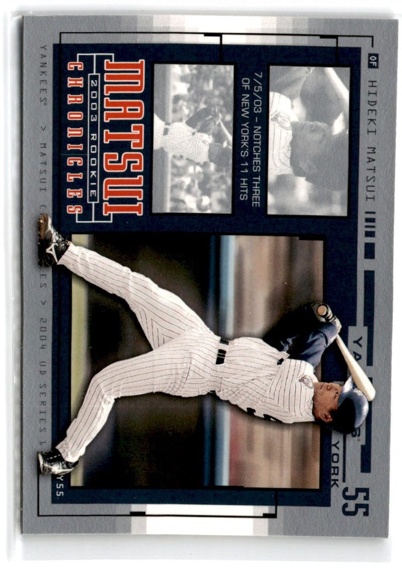 2004 Upper Deck Matsui Chronicles Hideki Matsui