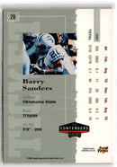 1998 Playoff Contenders Ticket Barry Sanders