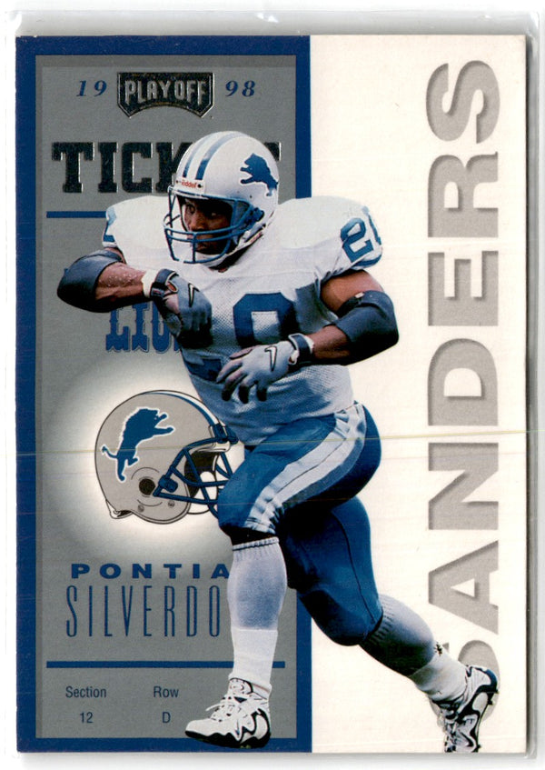 1998 Playoff Contenders Ticket Barry Sanders #29