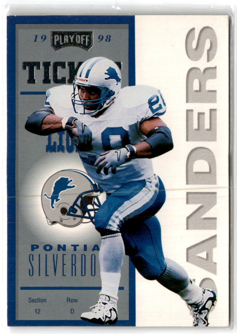 1998 Playoff Contenders Ticket Barry Sanders