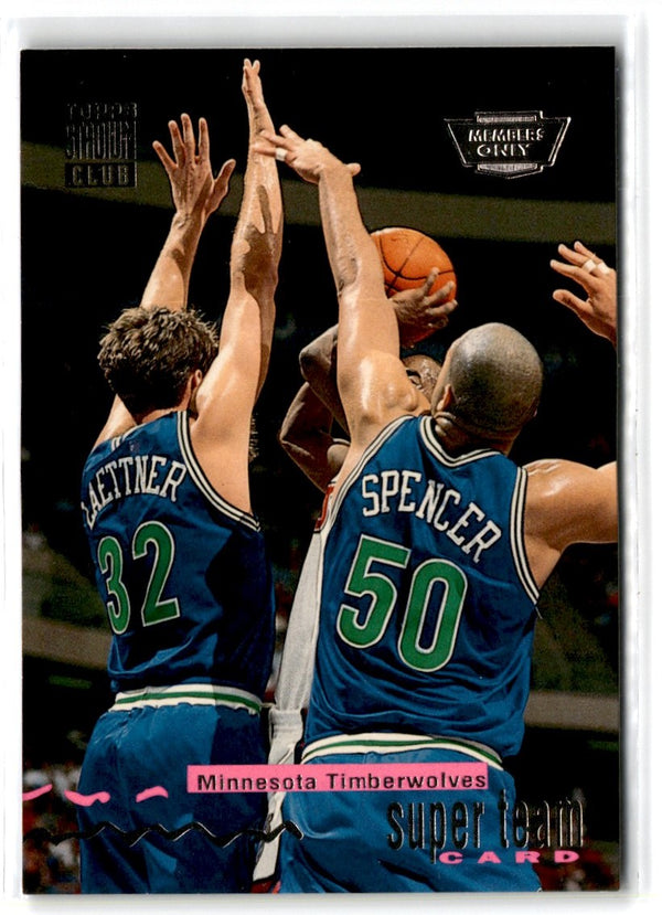 1993 Stadium Club Super Teams Members Only Minnesota Timberwolves #16
