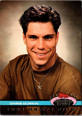 1992 Stadium Club Dome Chris Durkin #41 Rookie