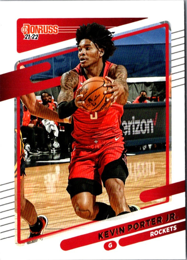 2021 Donruss Holo Red and Gold Laser Kevin Porter Jr. #191