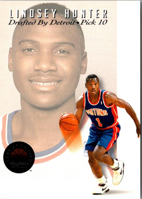 1993 SkyBox Draft Picks Lindsey Hunter #DP10