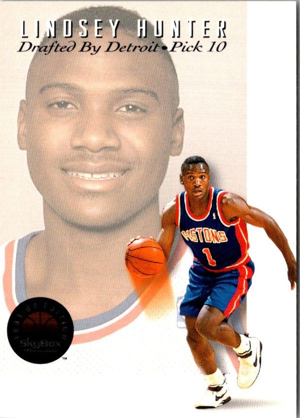 1993 SkyBox Draft Picks Lindsey Hunter #DP10