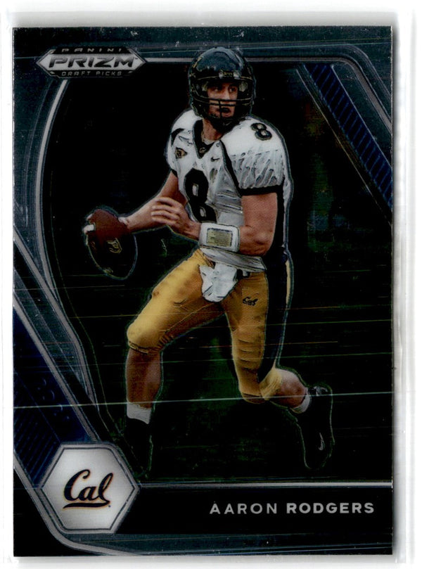 2021 Panini Prizm Draft Picks Collegiate Aaron Rodgers #15