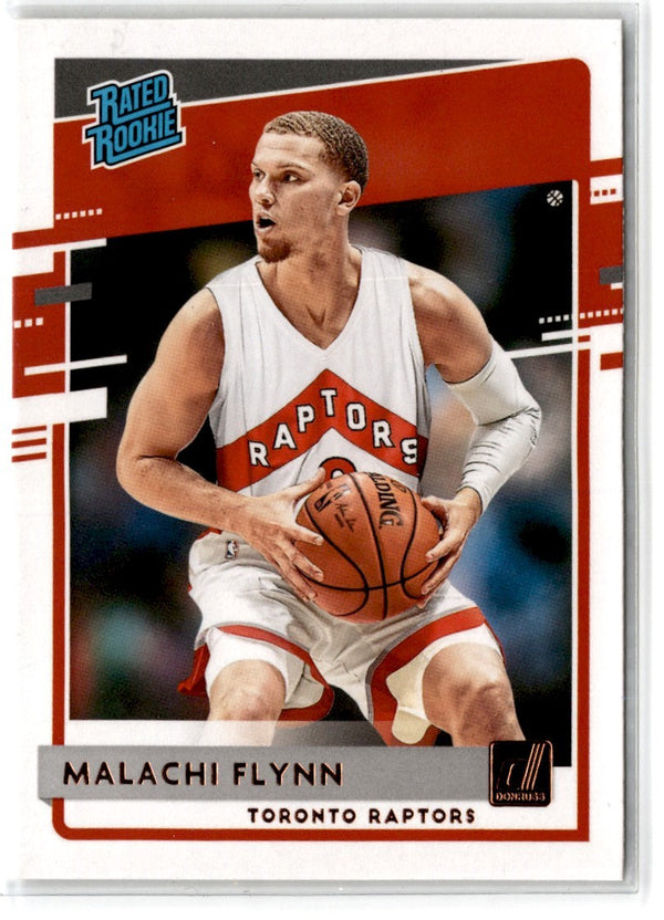 2020 Donruss Rated Rookies Malachi Flynn #215