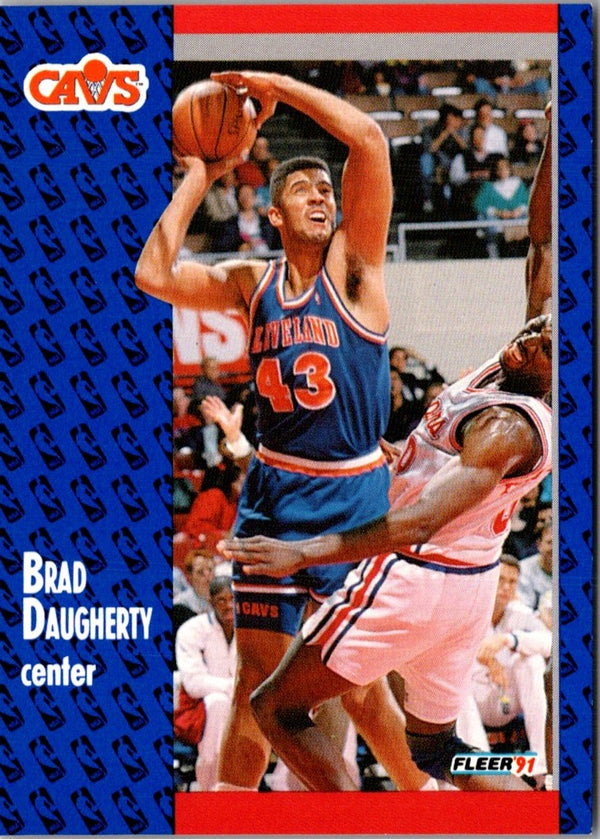 1991 Fleer Brad Daugherty #34