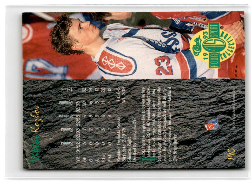 1999 Be a Player Millennium Autographs Viktor Kozlov