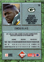 1993 Collector's Edge Edgar Bennett #78