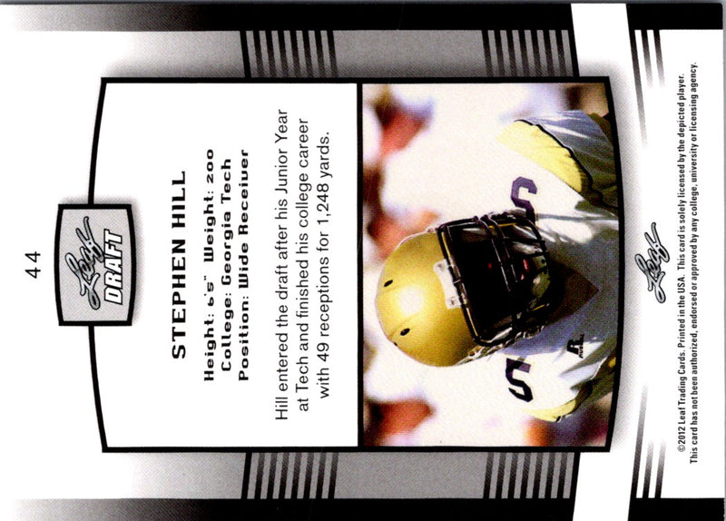 2012 Leaf Draft Stephen Hill