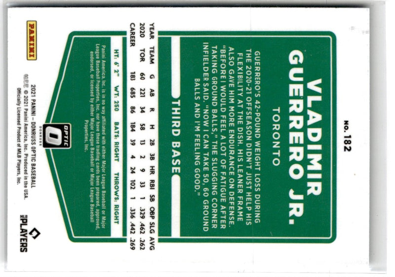 2021 Donruss Optic Vladimir Guerrero Jr.