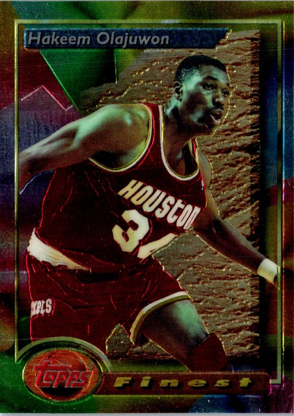 1995 Topps Hakeem Olajuwon #7