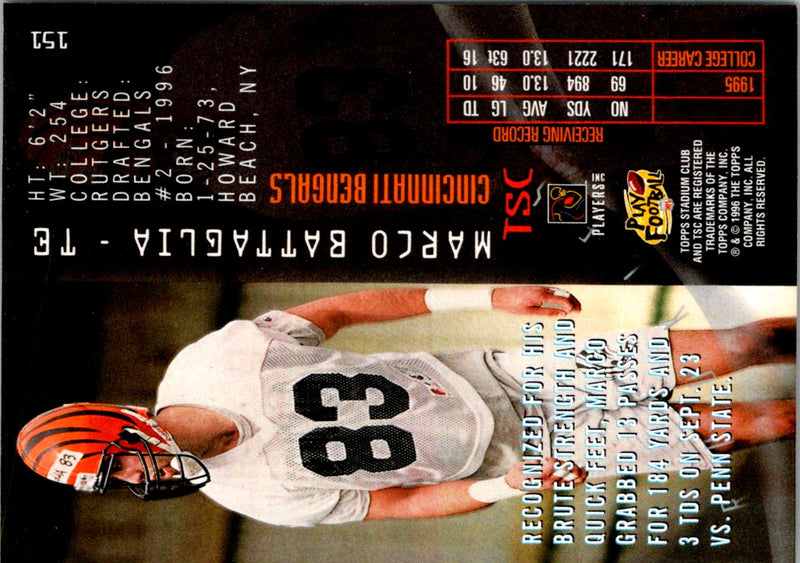 1996 Stadium Club Marco Battaglia