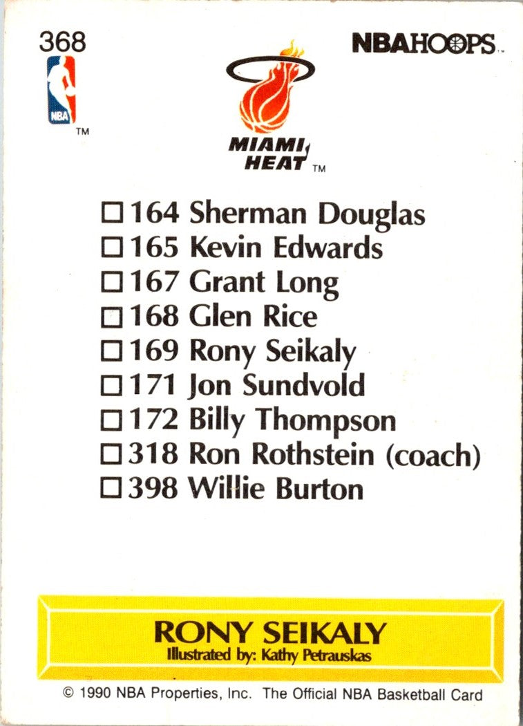 1990 Hoops Rony Seikaly
