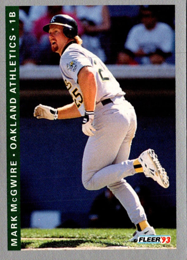 1993 Fleer Mark McGwire #296