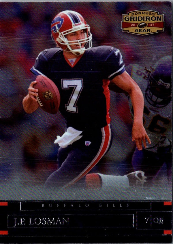 2007 Donruss Gridiron Gear J.P. Losman #51