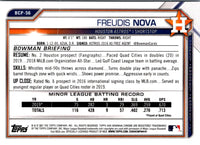2021 Bowman Chrome Prospects Freudis Nova #BCP-56