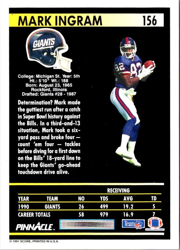 1991 Pinnacle Mark Ingram