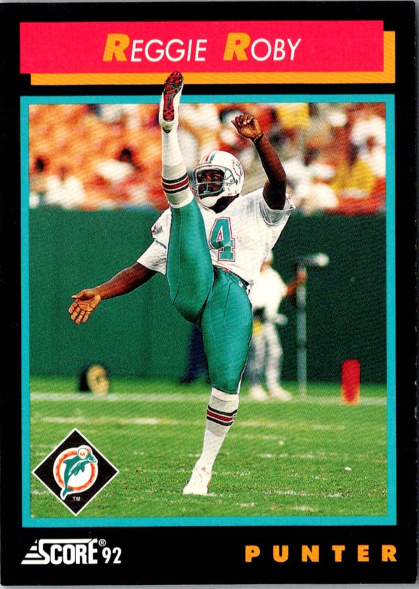 1992 Score Reggie Roby #380