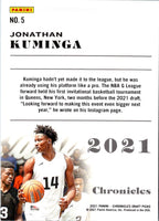2021 Panini Jonathan Kuminga #5