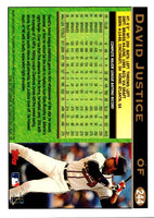 1997 Topps David Justice #244