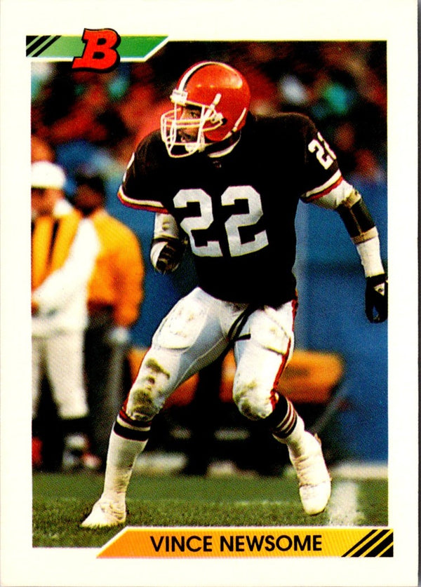 1992 Bowman Vince Newsome #244