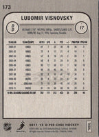 2012 O-Pee-Chee Casey Cizikas/Evgeni Nabokov/Lubomir Visnovsky #17