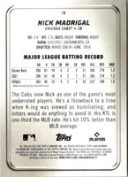 2022 Bowman Platinum Nick Madrigal #16