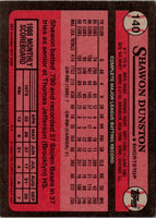 1989 Topps Shawon Dunston #140