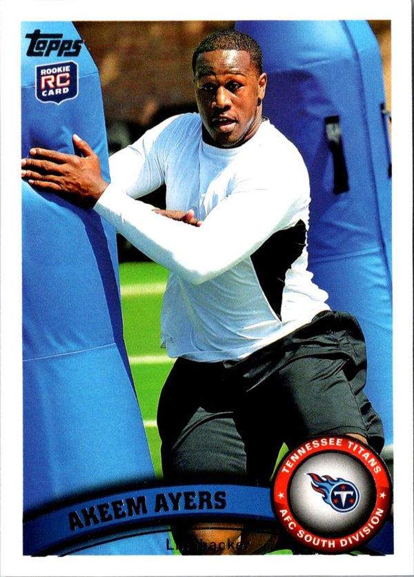 2011 Topps Akeem Ayers #166