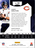 2021 Panini Playoff Andy Dalton #125