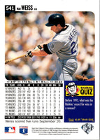 1996 Collector's Choice Silver Signature Walt Weiss #541