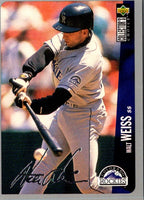 1996 Collector's Choice Silver Signature Walt Weiss #541