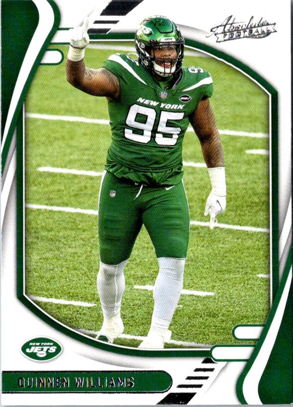 2021 Panini Absolute Green Quinnen Williams #90