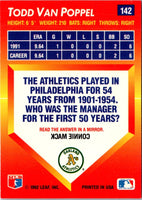 1992 Triple Play Todd Van Poppel #142